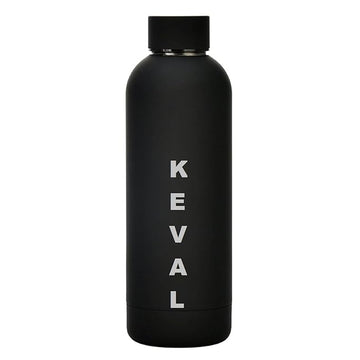 Personalized Bottle with Name Engraved,Customized Gift Single Wall Steel Bottle,Personalized Water Bottle Birthday Gift for Men and Women, Corporate Gifts for Employees Name Printed (BOTTEL 1 BLACK)