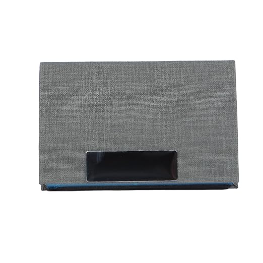 BLISSWELL 4 in 1 Corporate Gift Set with Multi-Functional Diary, Metal Pen, Metal Keychain & Card Holder (Grey), BG4-112