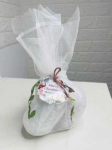 Yellow Petal Christmas Scented Candle | Xmas Candle | Santa, Gift & Tree | Pack of 3