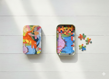 Wild Kingdom Jigsaw Collection - Vibrant Animal-Themed Logic Puzzle