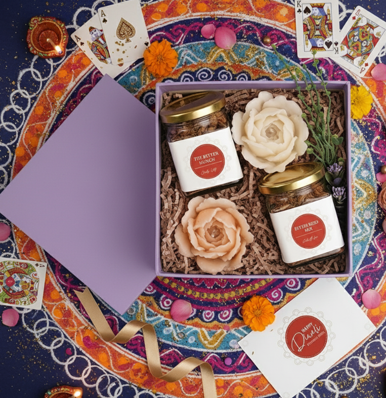 The Elegant Essentials Hamper|  Decor & Dry Fruit Jar